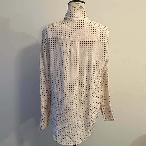 Equipment Polka Dot Tieneck 100% Silk Blouse - size S - Picture 3 of 7